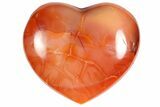 Colorful Carnelian Agate Heart #121550-1